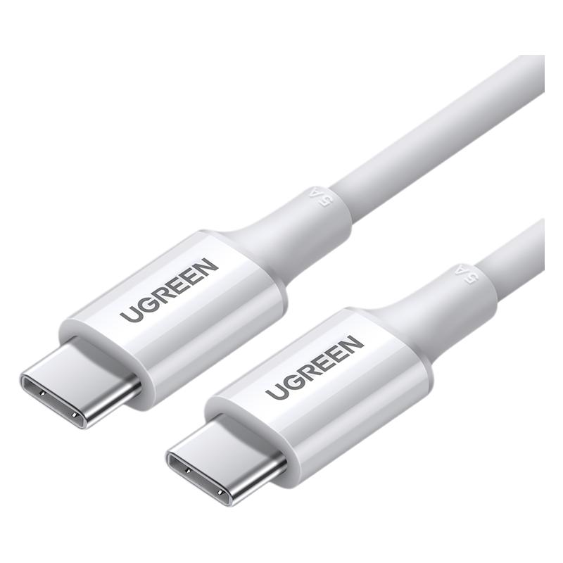 绿联typec数据线5A双头pd快充适用于笔记本ipadPD100W充电线闪充