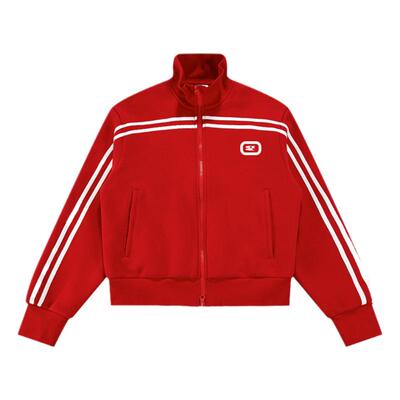 CryingCenter 红色训练服套装加绒外套 卫裤 哭喊中心