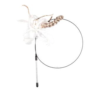 猫玩具吸盘逗猫棒猫咪自嗨解闷神器懒人自动逗猫棒羽毛带铃铛耐咬