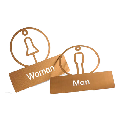 不锈钢金属宾馆店铺定制房号牌