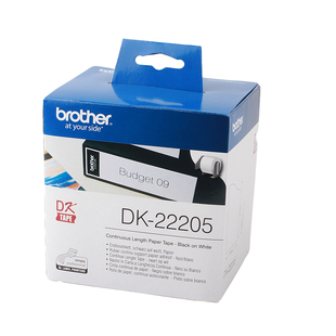 兄弟QL-700不干胶热敏纸热敏色带标签纸DK-22205 62mm*30.48米
