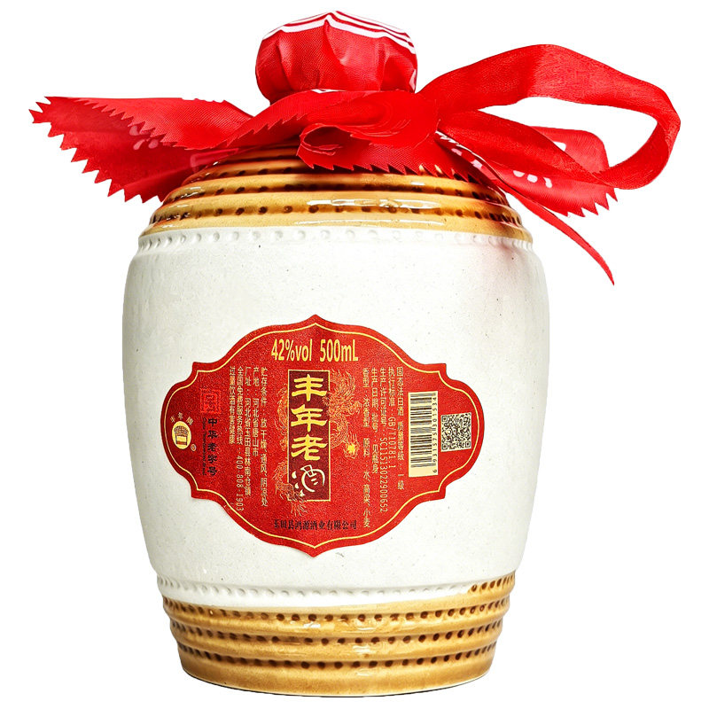 丰年牌玉田老酒陶釉坛装纯粮白酒