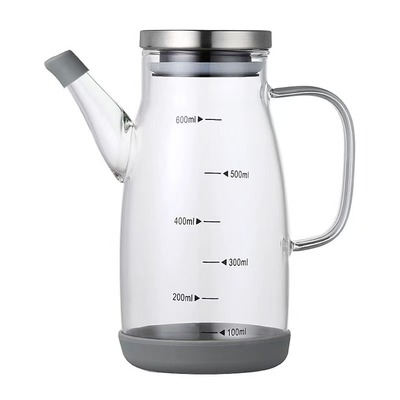 油壶厨房家用不挂油厨房专用全玻璃油罐壶新款大容量油瓶食品级