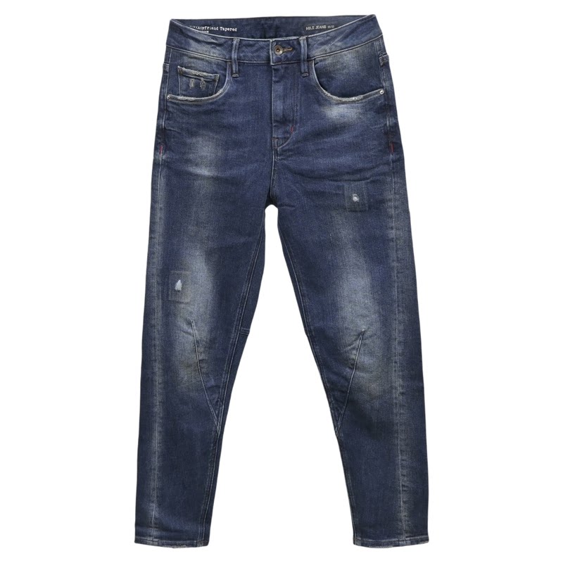 牛仔裤ABLE，JEANS锥形裤破洞