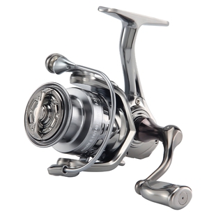 皓顿小高尔夫纺车轮pro微物路亚渔轮马口白条鱼无间隙双摇臂电镀