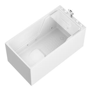 浪鲸卫浴浴缸家用小户型亚克力易洁独立浴缸日式深泡按摩缸0560