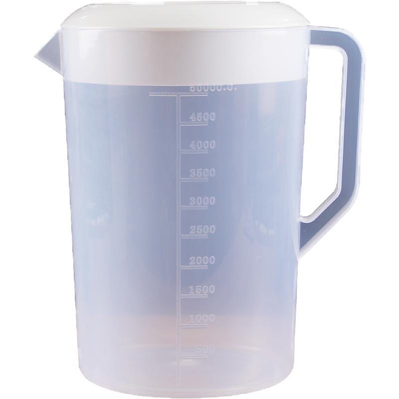 大容量冷水壶塑料水杯凉带盖量杯