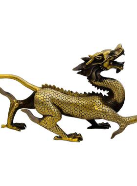 仿古黄铜朱雀玄武青龙白虎四大灵兽 四大神兽家居铜器摆件