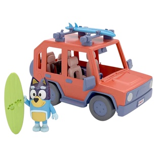 Bluey布鲁伊班底特旅行车仿真汽车模型男孩女孩玩具儿童生日礼物