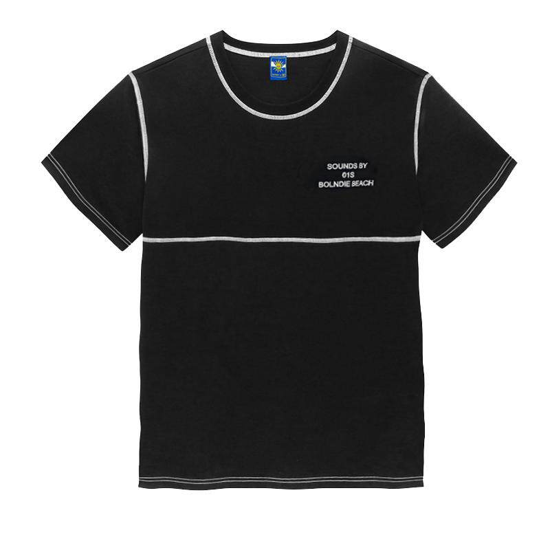 Le束胸泳衣T恤短袖加强绷带防晒大码泳衣中性女学生宽松保守