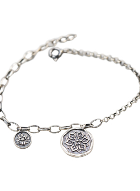 送女友银手链玉顺行简约