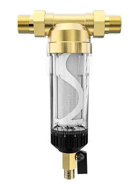 自来水净水器前置过滤器家用自动反冲洗铜大流量井水管塔全屋过滤