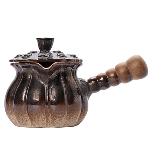 围炉煮茶家用带盖罐罐奶茶电陶炉煮茶器陶壶烤奶茶罐茶壶陶土罐