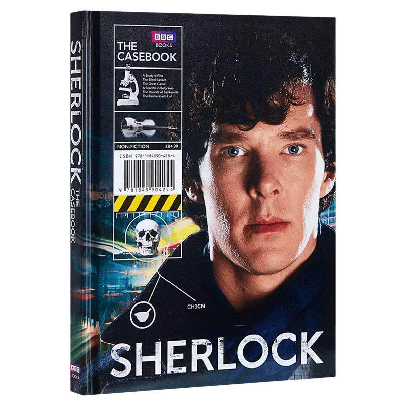 现货 神探夏洛克 福尔摩斯英文版BBC Sherlock the Casebook英文原版 周边同期电视剧 电影热销小说 悬疑案小说