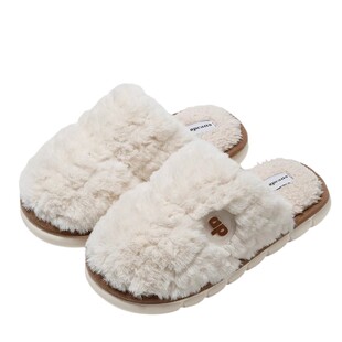 都市丽人ins风时尚毛绒棉拖鞋女2025新款冬季居家拖鞋拖鞋女士冬