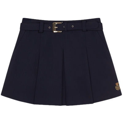 TeenieWeenie学院风复古百褶裙