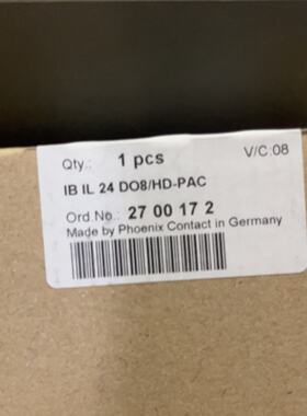 菲尼克斯模块，订货号：2700172，IB IL 24 DO—议价