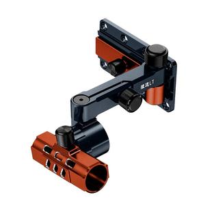 精工钓箱配件镁铝合金大物万向折叠炮台支架配件拐角炮台新品渔具