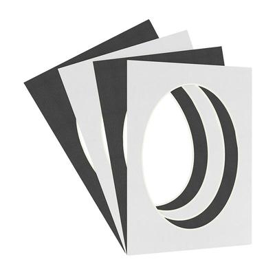 椭圆形卡纸装裱画框相框照片垫