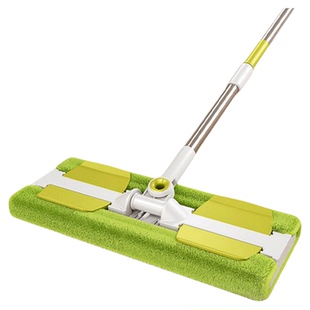 宝梦洁2026新款夹布平板拖把家用一拖净干湿两用加厚懒人拖地神器