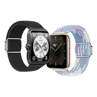 适用OPPO watch3手表4Pro表带Watch X2mini磁吸扣watch S编织滑扣watch3pro智能3/2/1代运动男腕表带秋冬女