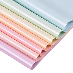 珠光雪梨纸手揉塑形水果礼盒花卉包装垫纸装饰内衬礼品纸彩色花纸