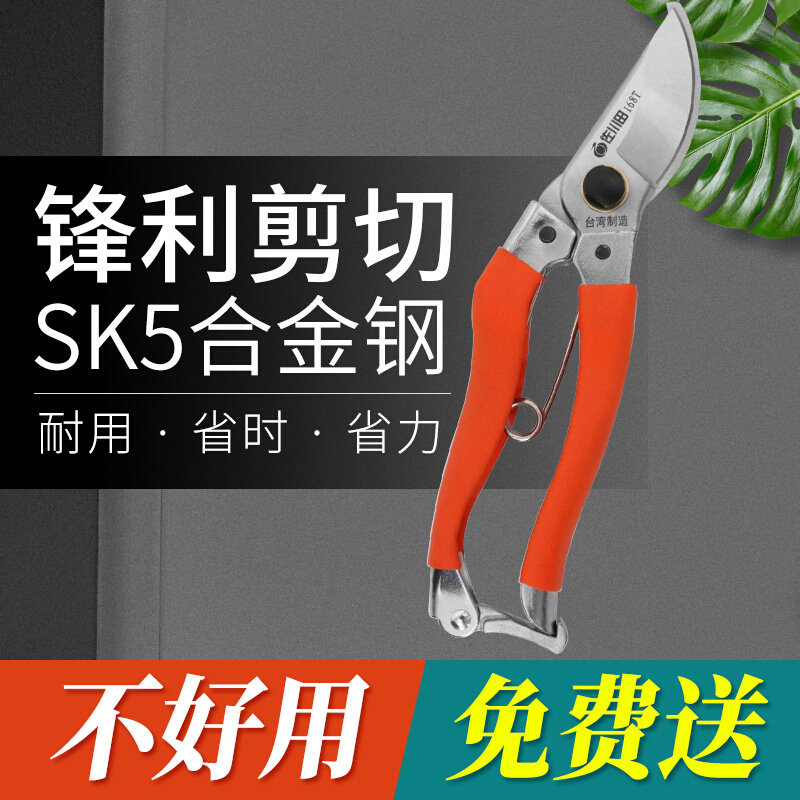 极速园艺剪刀修枝剪家用花剪P园林工具果树剪子收集收藏踯躅花非