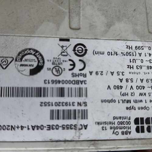 售前询价变频器 型号ACS355-03E-04A1-4N20