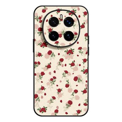 适用荣耀magic7手机壳女款magic6pro保护套新款honor全包防摔magic4至臻版硅胶小羊皮简约5por高端碎花华为软