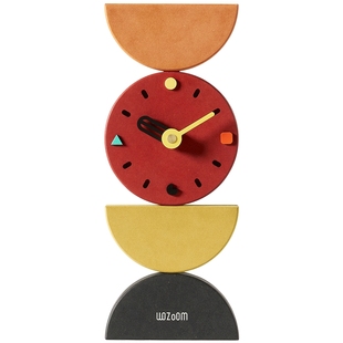 Mandelda家居创意时钟摆件客厅玄关入户摆放式钟表桌面艺术装饰品