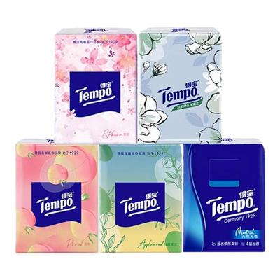 Tempo/得宝加厚有香味4层手帕纸