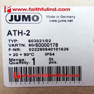 议价Jumo 60000178 久茂全新温度传感器 ATH-2 603021/02 90度