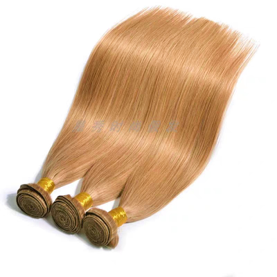 Golden hair brazilian Human hair bundles hair 27# 100g 9A
