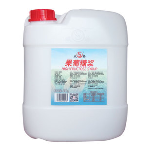 双桥f60果糖冷饮奶茶店专用果葡糖浆25kg大桶水果茶咖啡商用50斤