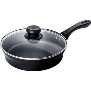 双立人motion26cm煎炒锅平底锅不粘锅家用多功能烤肉早餐家用厨房