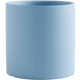 陶瓷花盆多肉北欧简约大号创意个性兰花绿萝蝴蝶兰家用室内带托盘