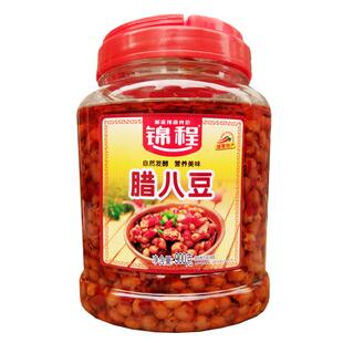 湖南特产腊八豆商用香辣咸菜900g瓶装黄豆酱下饭菜豆豉调味豆瓣酱