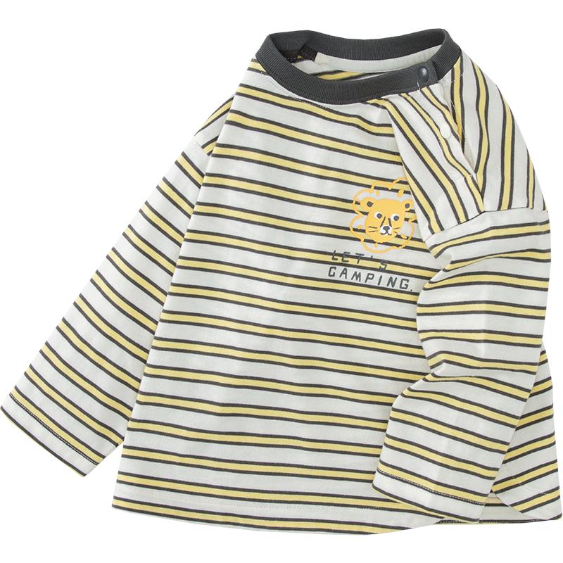 迷你巴拉巴拉儿童T恤男童女童春装纯棉兔子上衣宝宝内搭打底衫