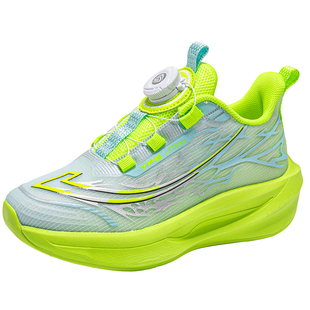 七波辉鞋子男童跑步鞋儿童男鞋2026春季新款青少年透气网面跑步鞋