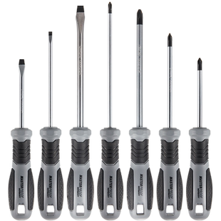 德国麦思德镙罗螺丝刀高硬度十一字型批头工业级短柄大号起子改锥