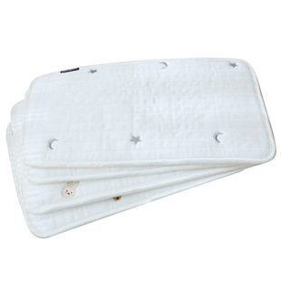 婴儿枕头云片枕夏季透气吸汗新生儿0-6个月宝宝冰丝凉感席枕垫巾