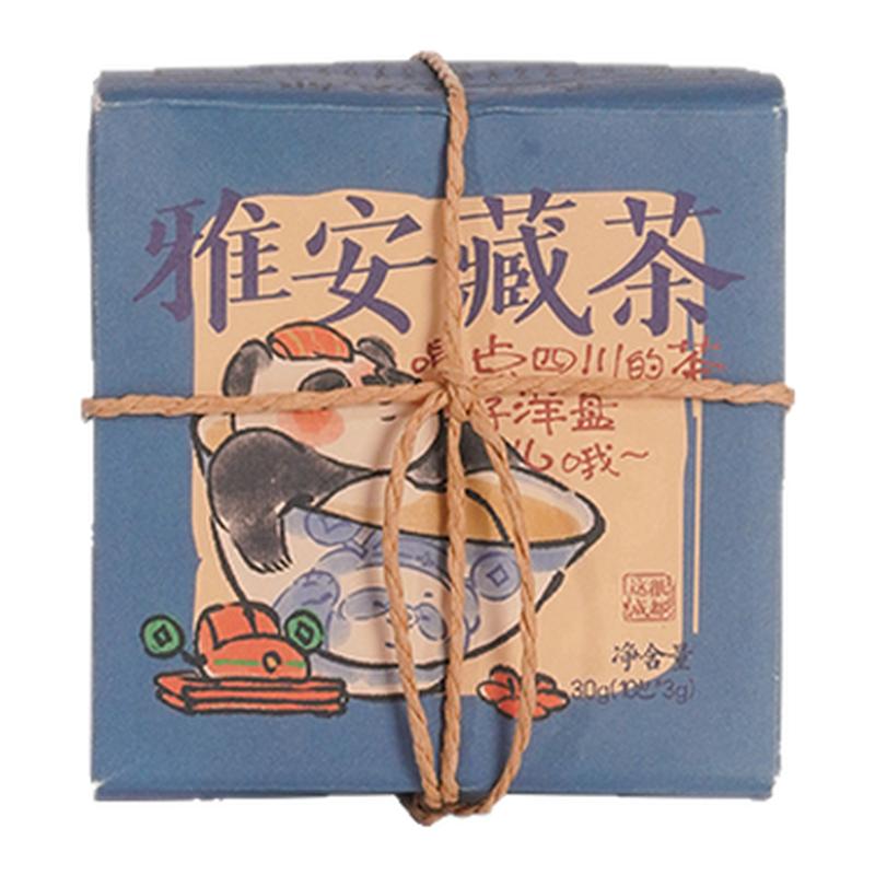 成都特色茶叶伴手礼独立小包装送老外送长辈茉莉苦荞红茶特色包装