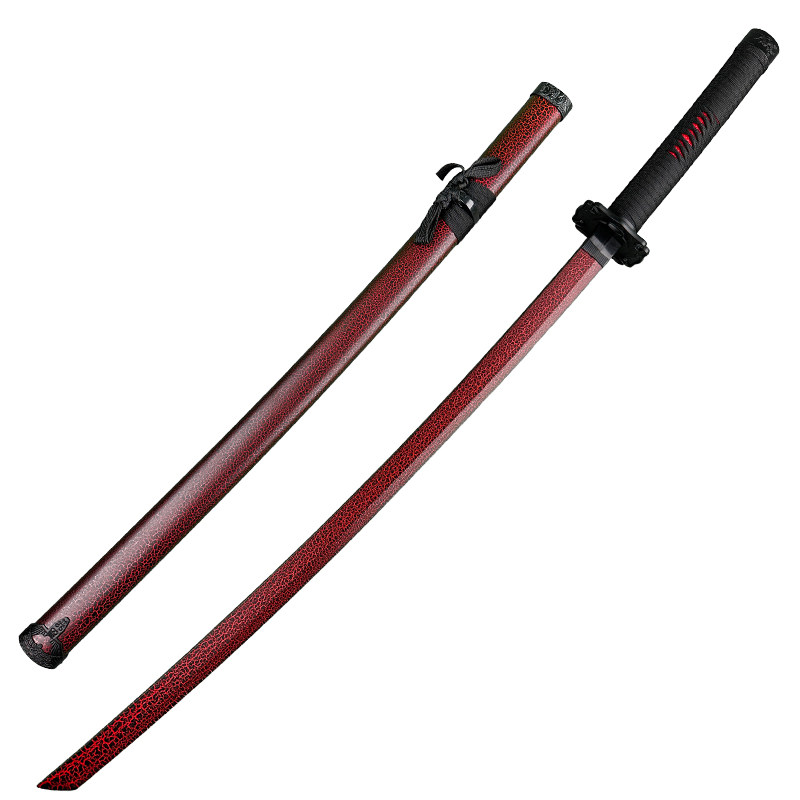 木刀带鞘训练武术剑二次元刀玩具古风道具鬼灭之刃武器唐横刀木剑