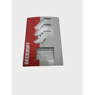 1x Beckhoff KL1418 Busklemme 8KanalDigitalEingang 24 V DC KL