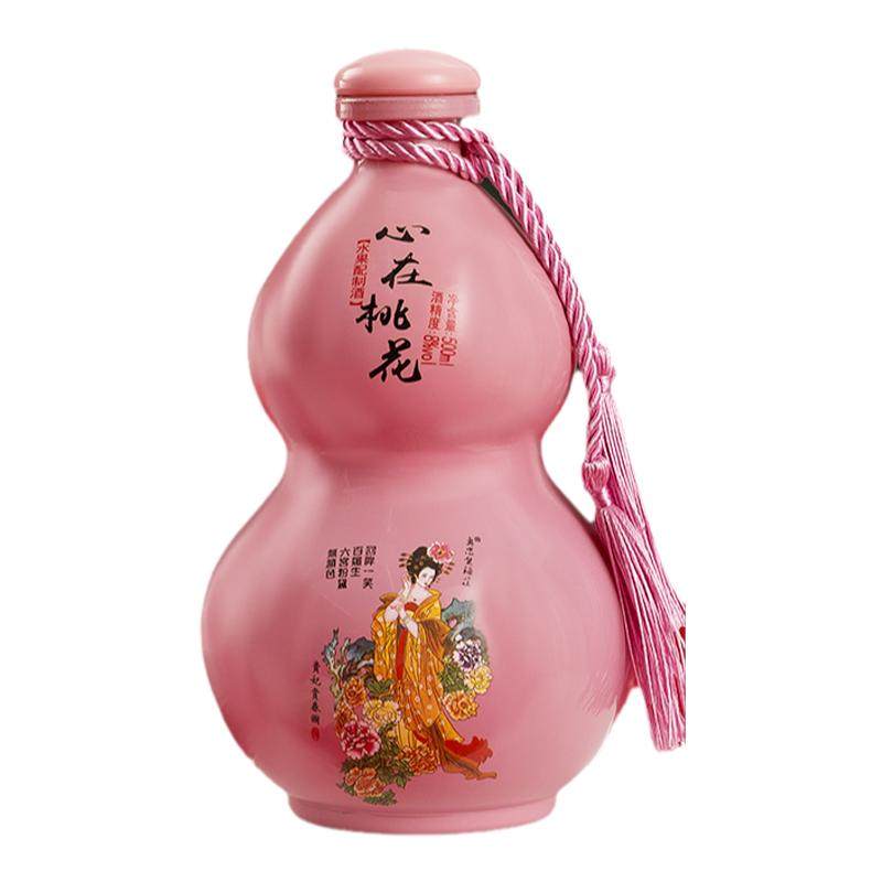 桃花酿微醺葫芦瓶低度甜果酒