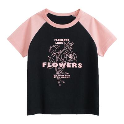 27home纯棉童装儿童短袖T恤女孩