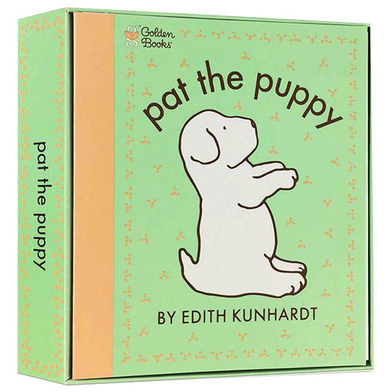 送音频英文原版pat the bunny拍拍小兔子系列Puppy拍拍小狗触摸绘本香味翻翻玩具书儿童早教游戏书0-1-3岁入门启蒙patthebunny