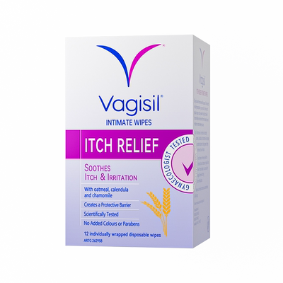 Vagisil薇姬丝私处湿巾纸房事后擦私密男女通用卫生护理私护清洁