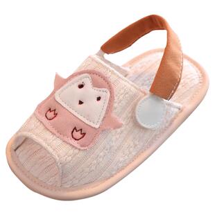 春秋宝宝拖鞋女宝1一3岁软底防滑幼儿布拖鞋2026新款小童地板鞋春