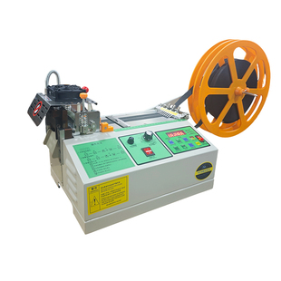 全自动数字屏冷热两用电脑切带机织带拉链魔术贴切割机热切机逸构